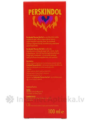 PERSKINDOL Thermo Hot Gel soojendav geel, 100 ml | internetaptieka.lv