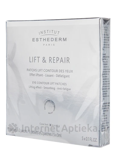 Institut Esthederm Lift & Repair маска-патч для участка вокруг глаз, 5x2 шт. | internetaptieka.lv