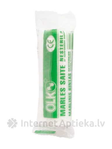Olko marli side - mittesteriilne töödeldud servadega, 5 m x 7 cm, 1 tk. | internetaptieka.lv