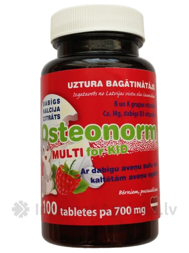 Osteonorm Multi for Kid 700 mg, 100 tabletes | internetaptieka.lv