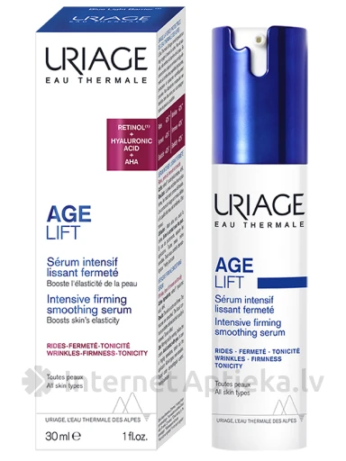 URIAGE AGE LIFT intensīvs nostiprinošs un izlīdzinošs serums, 30 ml | internetaptieka.lv