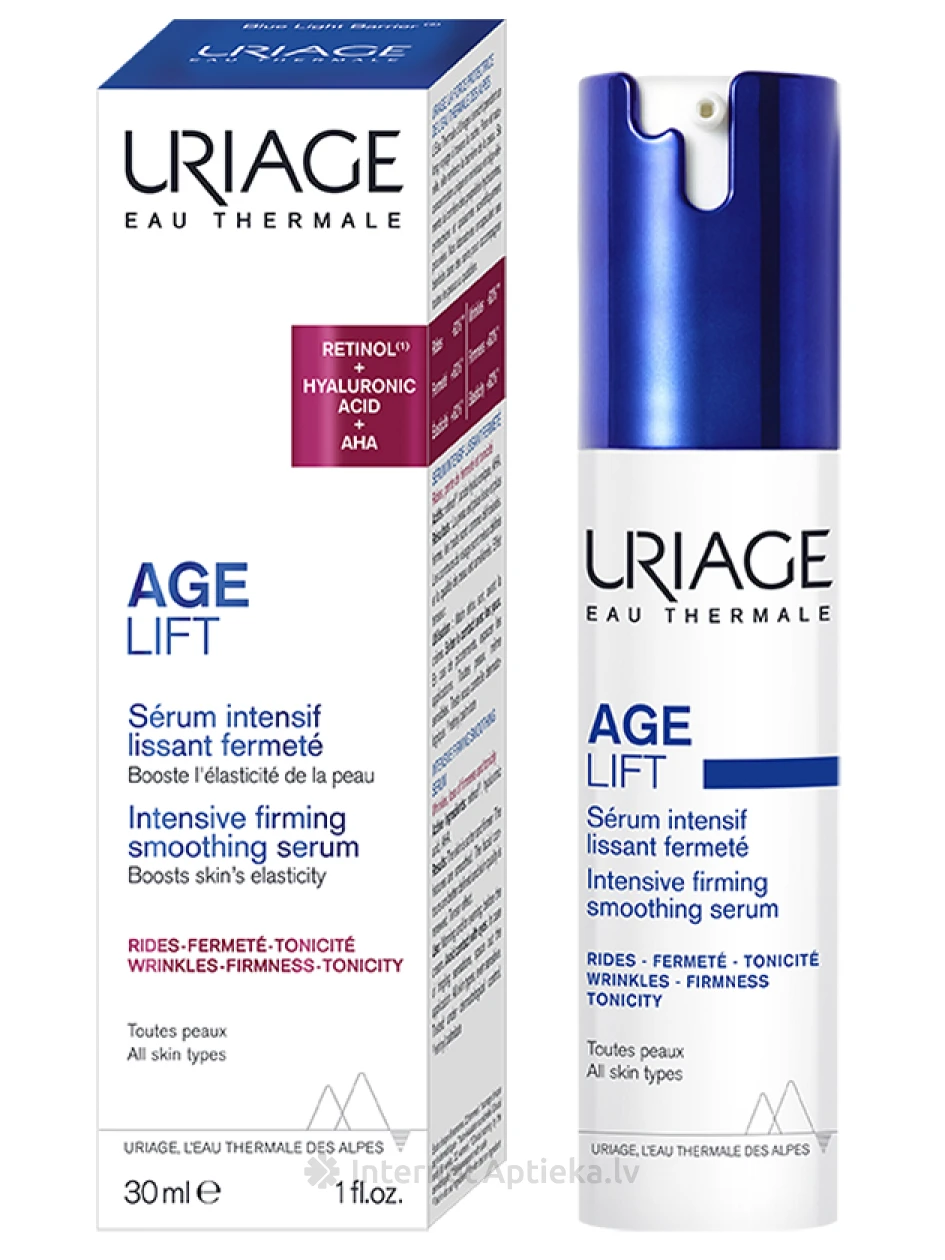 URIAGE AGE LIFT intensīvs nostiprinošs un izlīdzinošs serums, 30 ml | internetaptieka.lv