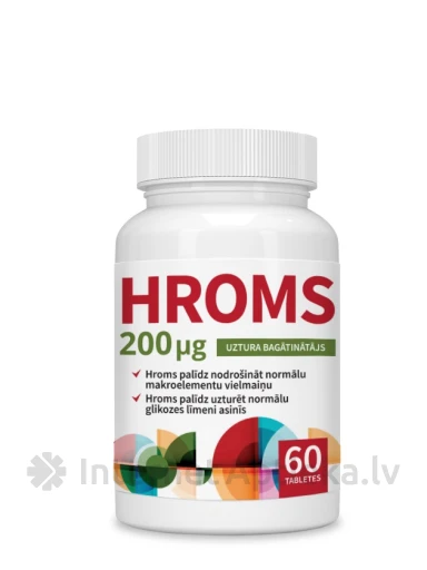 KROOM 200 µg tabletti, 60 tk. | internetaptieka.lv