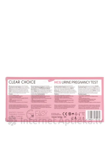 Clear Choice-Easy Pencil rasedustest, 1 tk. | internetaptieka.lv