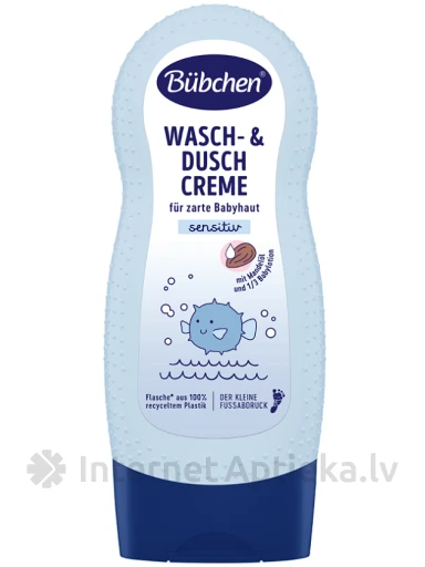 Bubchen Mazgāšanās un dušas krēms, 230 ml | internetaptieka.lv