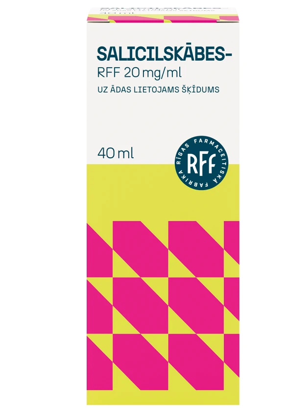 SALICILSKĀBES RFF 20 mg/ml šķīdums, 40 ml