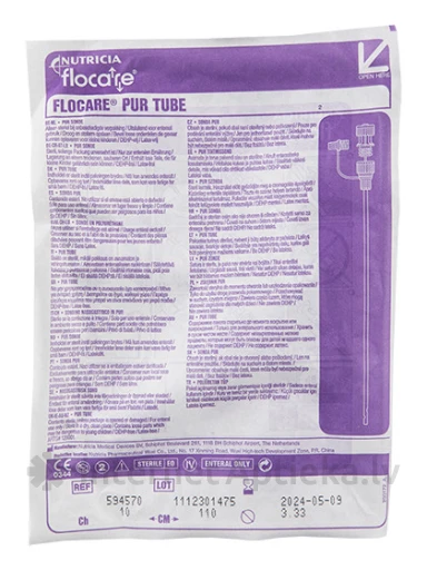Flocare pur tube CH10 110 cm, 1 gb. | internetaptieka.lv