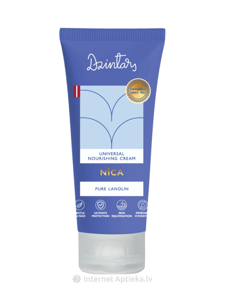 Dzintars toitev universaalne kreem Nica, 75 ml | internetaptieka.lv