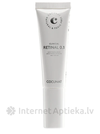 Cocunat Clinical Retinal 0.1 nakts sejas serums, 30 ml | internetaptieka.lv