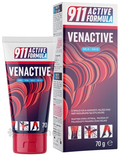 911 Active formula Venactiv gēls, 70 g | internetaptieka.lv