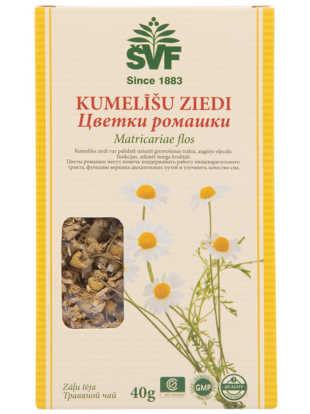 ŠVF Kumelīšu ziedu tēja, 40 g