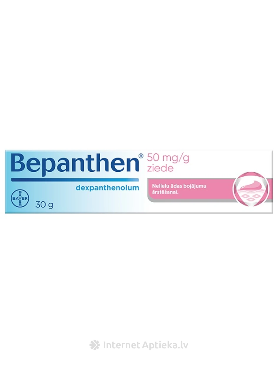 Bepanthen 50 mg/g мазь, 30 г - InternetAptieka.lv