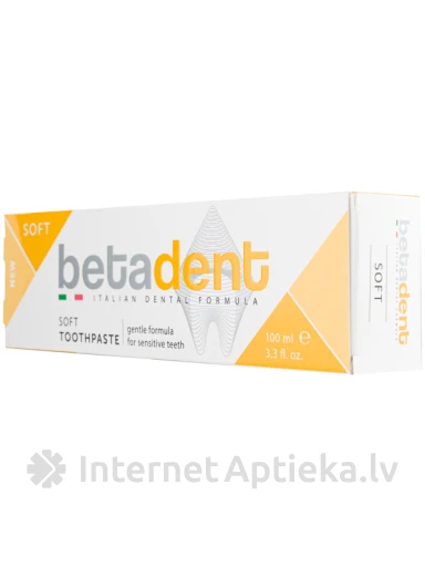 BETADENT SOFT zobu pasta, 100 ml | internetaptieka.lv