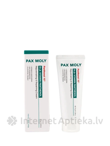 PAX MOLY Dr.Jk Vitamin Panthenol Rejuvenating&Reparing Восстанавливающий крем, 70 г | internetaptieka.lv
