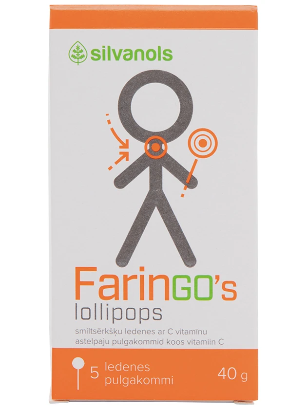 Latvia product data sample: Silvanols FarinGos Lollipops ledenes, 5 gb.