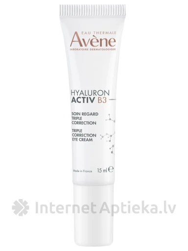 AVENE HYALURON ACTIV B3 koriģējošs krēms acu zonai, 15 ml | internetaptieka.lv