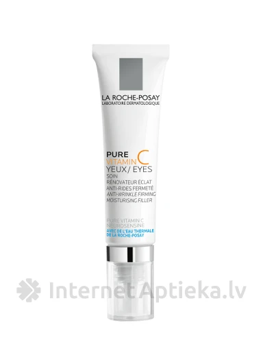 La Roche Posay Pure Vitamin C krēms ādai ap acīm, 15 ml | internetaptieka.lv