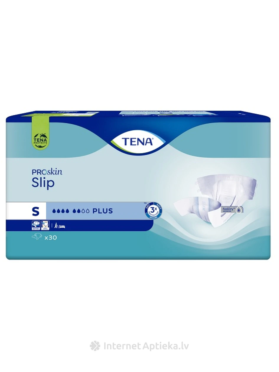 Tena Slip Plus Small autiņbikses, 30 gb. | internetaptieka.lv
