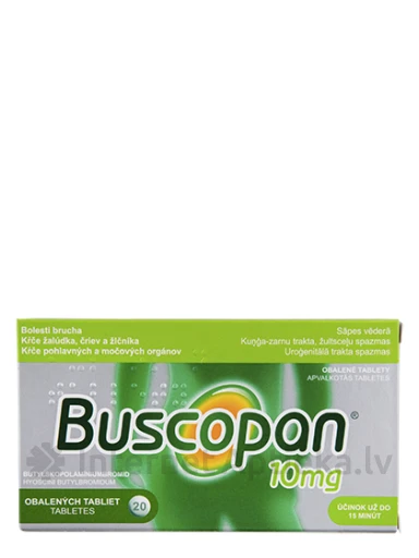 Buscopan 10 mg tabletid, N20 | internetaptieka.lv