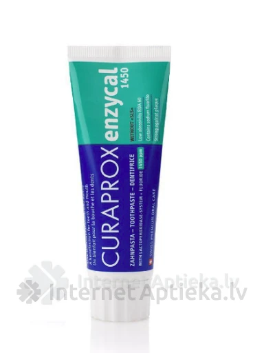 Curaprox enzycal 1450 hambapasta, 75 ml | internetaptieka.lv
