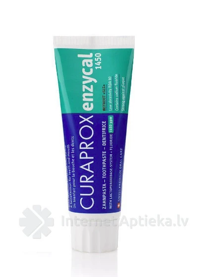 Curaprox enzycal 1450 zobu pasta, 75 ml