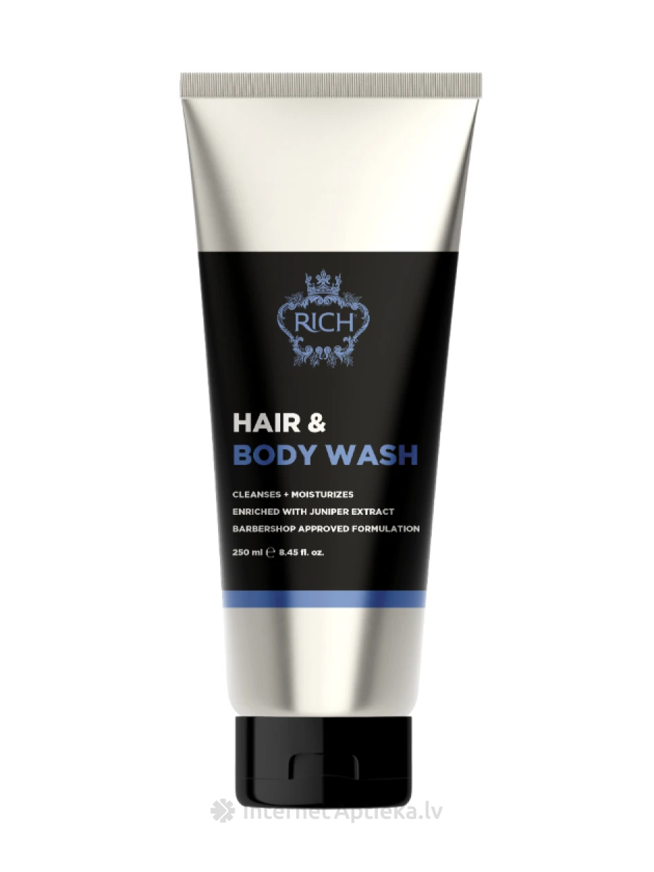 RICH MAN 2-in-1 matu un ķermeņa mazgāšanas līdzeklis, 250 ml | internetaptieka.lv