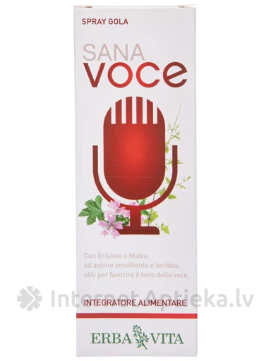 Sana Voce sprejs pie aizsmakuma un balss zuduma, 30 ml | internetaptieka.lv