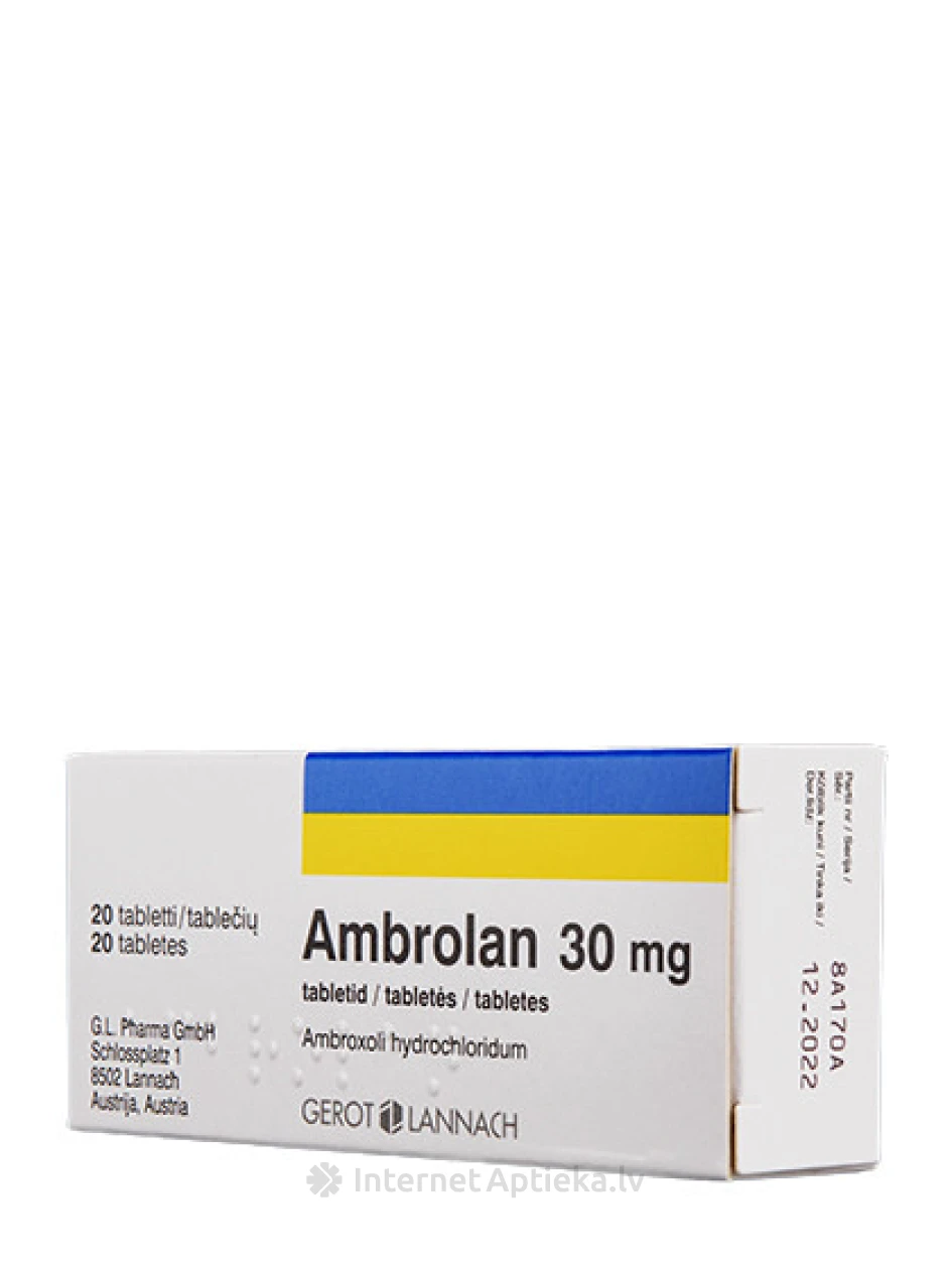 Ambrolan, 20 таблеток | internetaptieka.lv