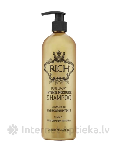 RICH Pure Luxury Intensīvi mitrinošs šampūns, 750 ml | internetaptieka.lv