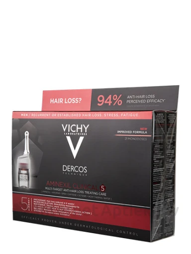 Vichy Aminexil средство от выпадения волос для мужчин ампулы, 6 мл x 21 шт. | internetaptieka.lv