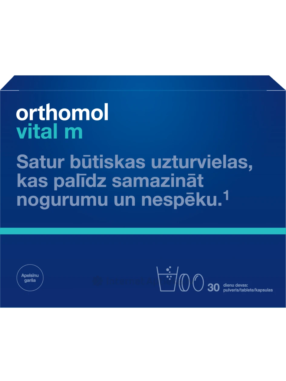 Ортомол Vital M для мужчин, 30-дневная доза | internetaptieka.lv