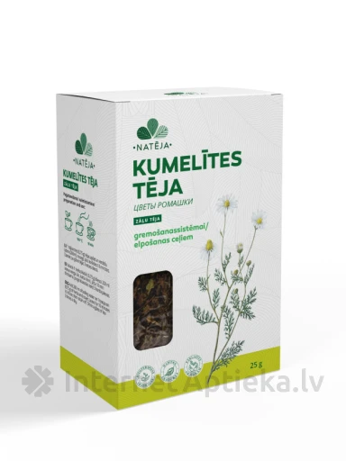 Natēja Kumelīšu ziedu tēja, 25 g | internetaptieka.lv