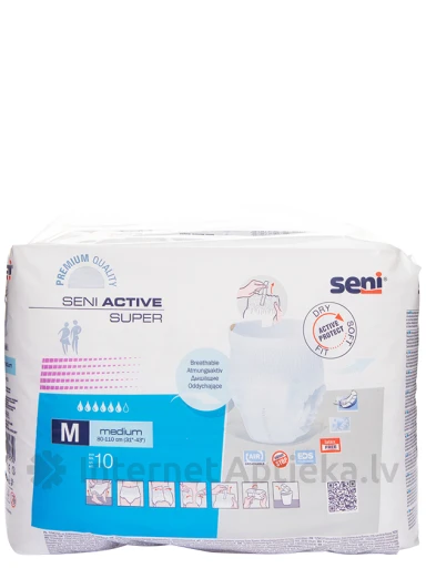 Seni Active Super biksītes, M, 10 gb. | internetaptieka.lv