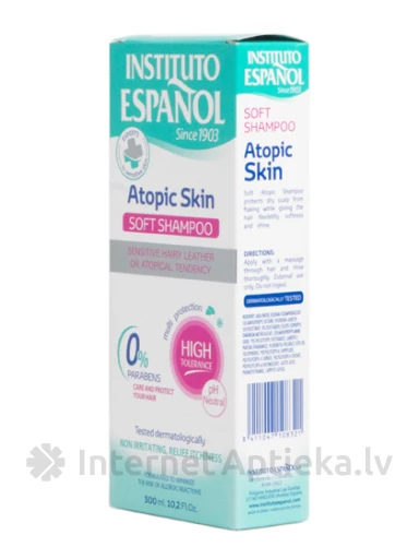 Instituto Espanol Atopic skin maigs šampūns, 300 ml | internetaptieka.lv