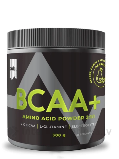 Puls BCAA+ Аминокислотный порошок Груша и Лайм, 300 г | internetaptieka.lv