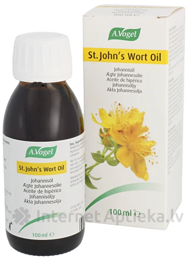A.Vogel St.John's Wort Oil asinszāles eļļa, 100 ml | internetaptieka.lv