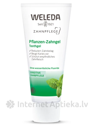 Weleda освежающий гель для зубов с лекарственными травами, 75 мл | internetaptieka.lv