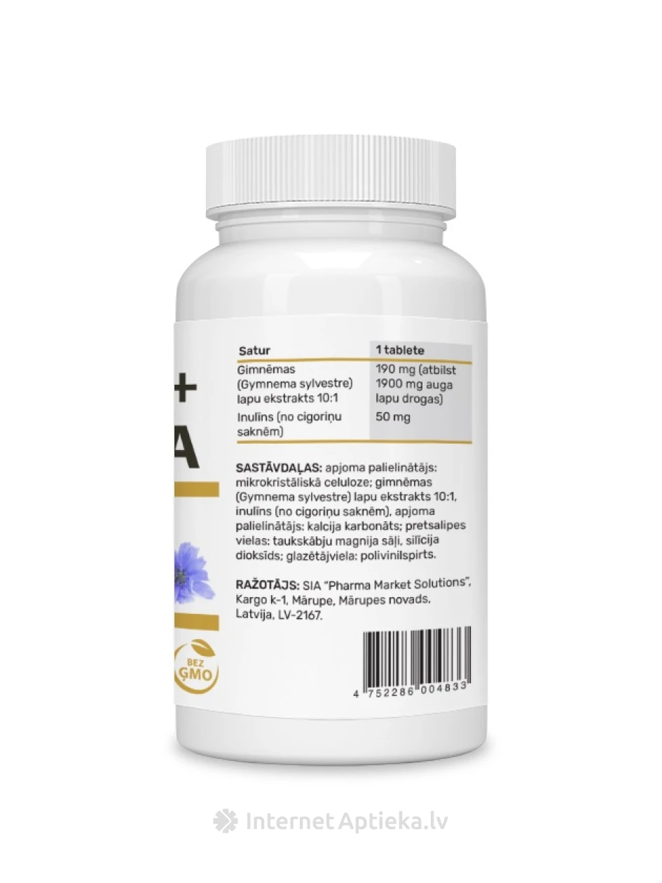 Inuliin + gymnema, 30 tabletti | internetaptieka.lv