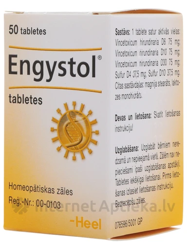 Engystol, 50 tabletes | internetaptieka.lv