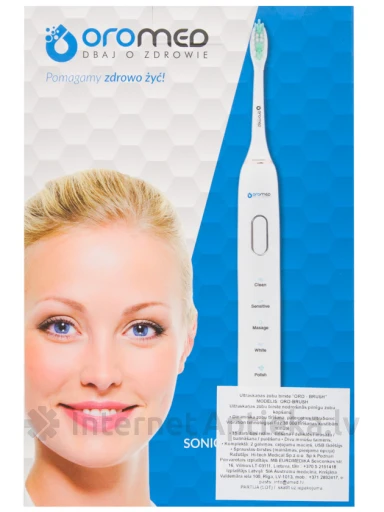 Oromed Ultrasonic hambahari valge, 1 tk. | internetaptieka.lv