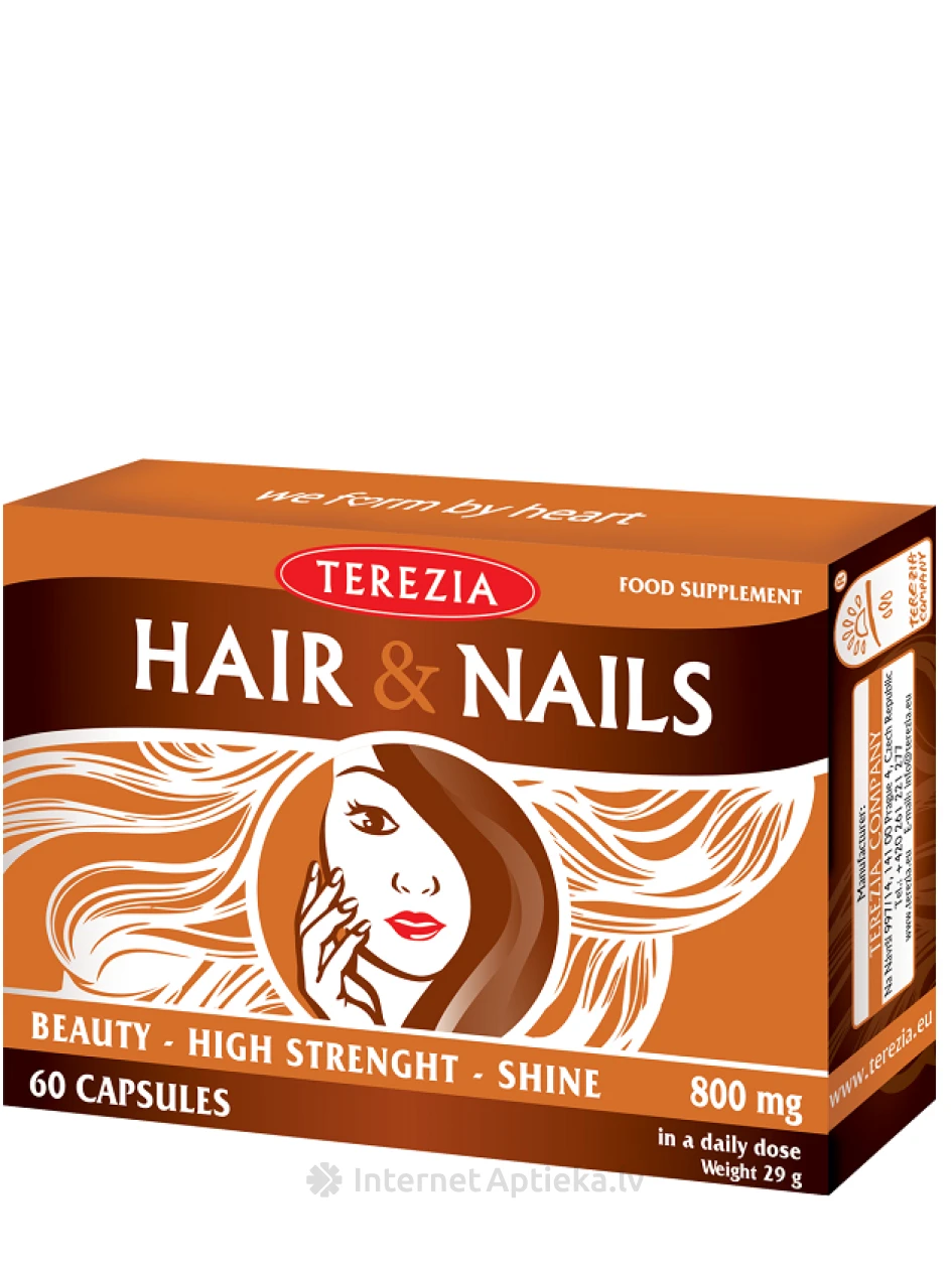 Terezia matu un nagu veselības atbalstam, 60 kapsulas | internetaptieka.lv