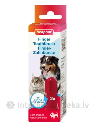 Beaphar FINGER TOOTHBRUSH zobu birste | internetaptieka.lv