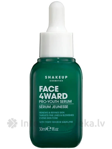 SHAKEUP Cosmetics FACE 4WARD PRO-YOUTH Serums, 30 ml | internetaptieka.lv