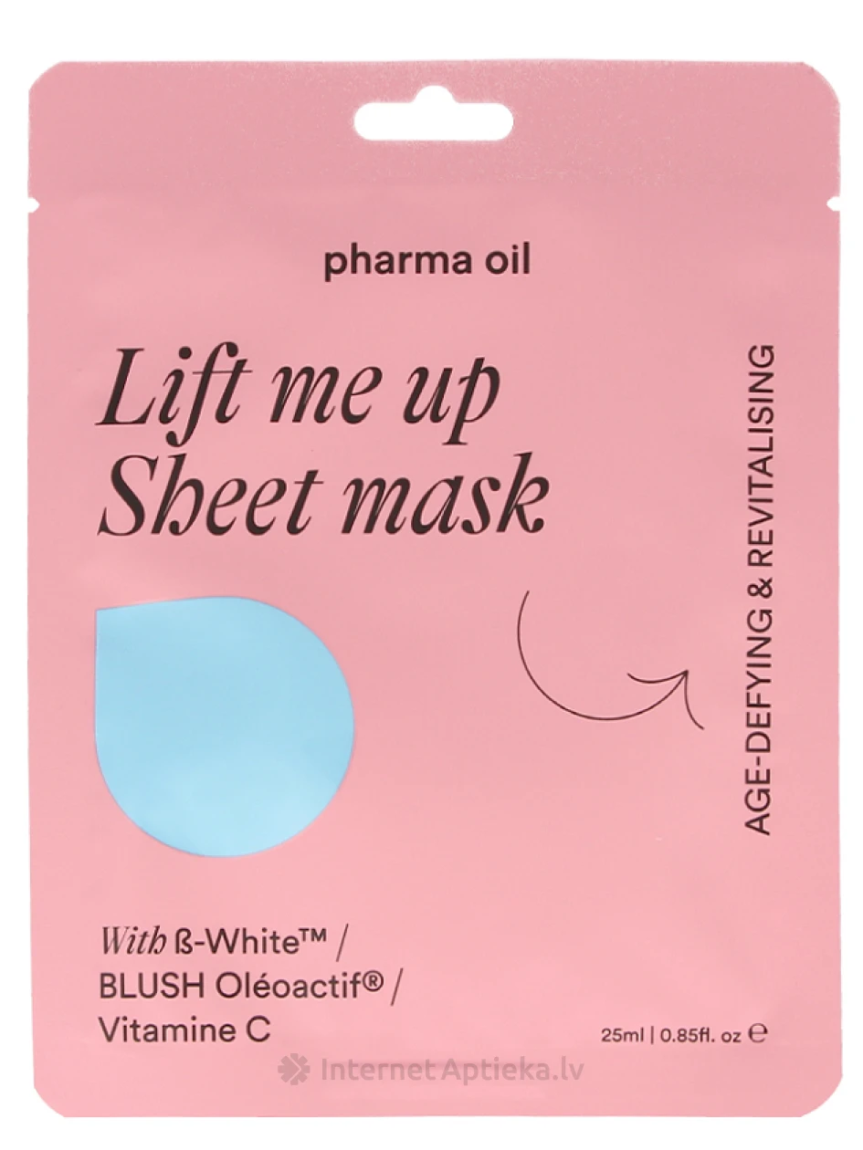 Pharma Oil Leht näomask Lift me up, 25 ml | internetaptieka.lv
