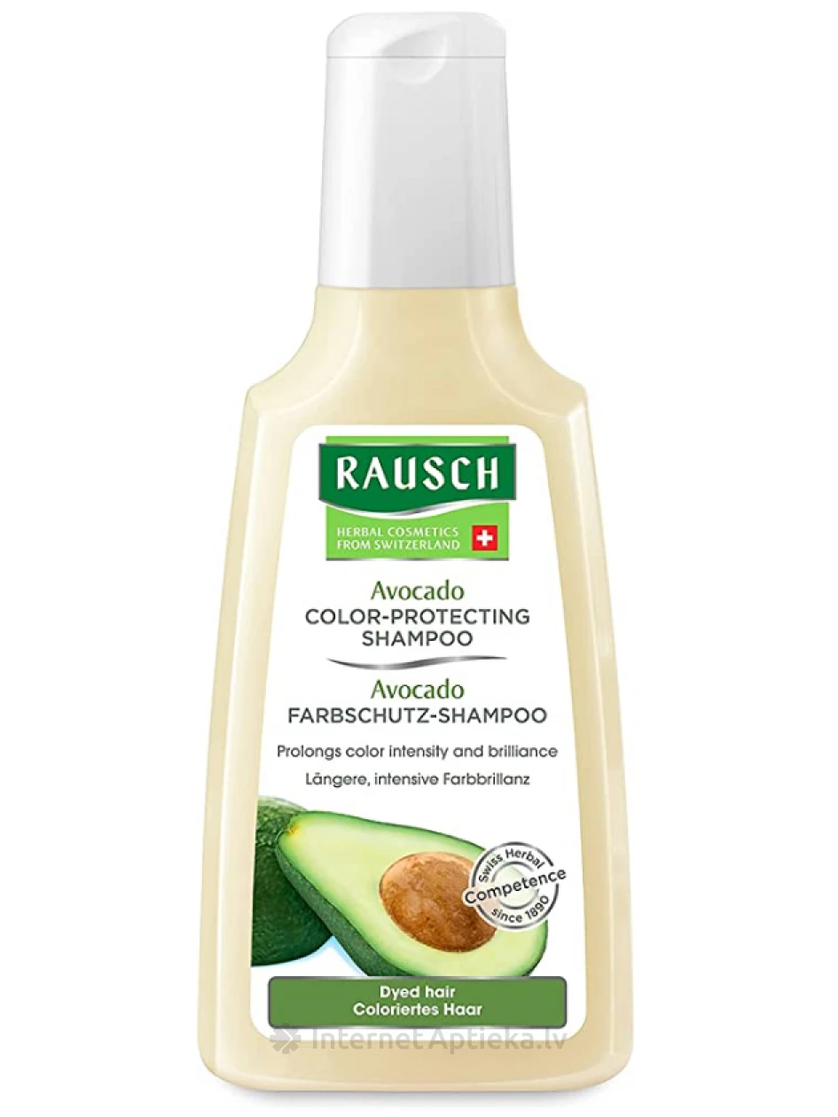 Rausch Avocado Color-Protecting juuksevärvi kaitsev šampoon, 200 ml | internetaptieka.lv
