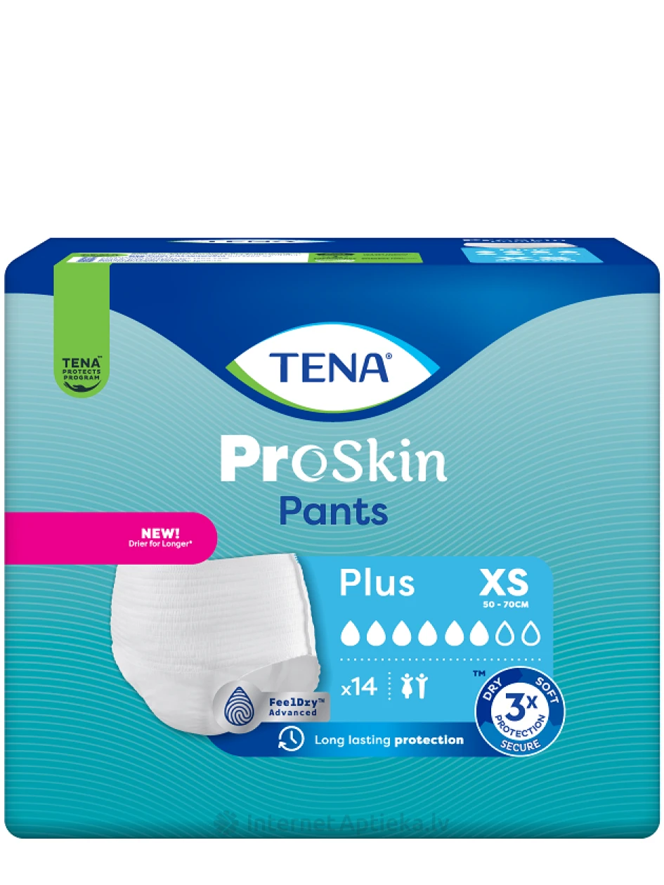 TENA Pants Plus XS aluspüksid, 14 tk. | internetaptieka.lv