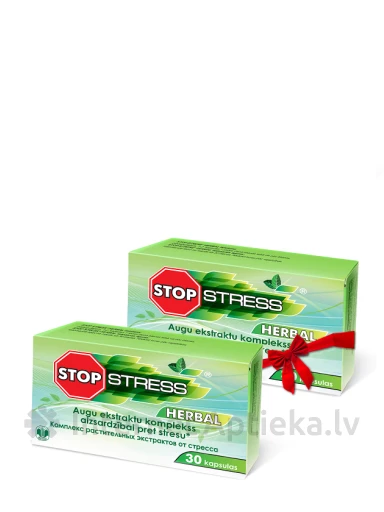 Stop Stress Herbal komplekts, 2 x 30 kapsulas | internetaptieka.lv
