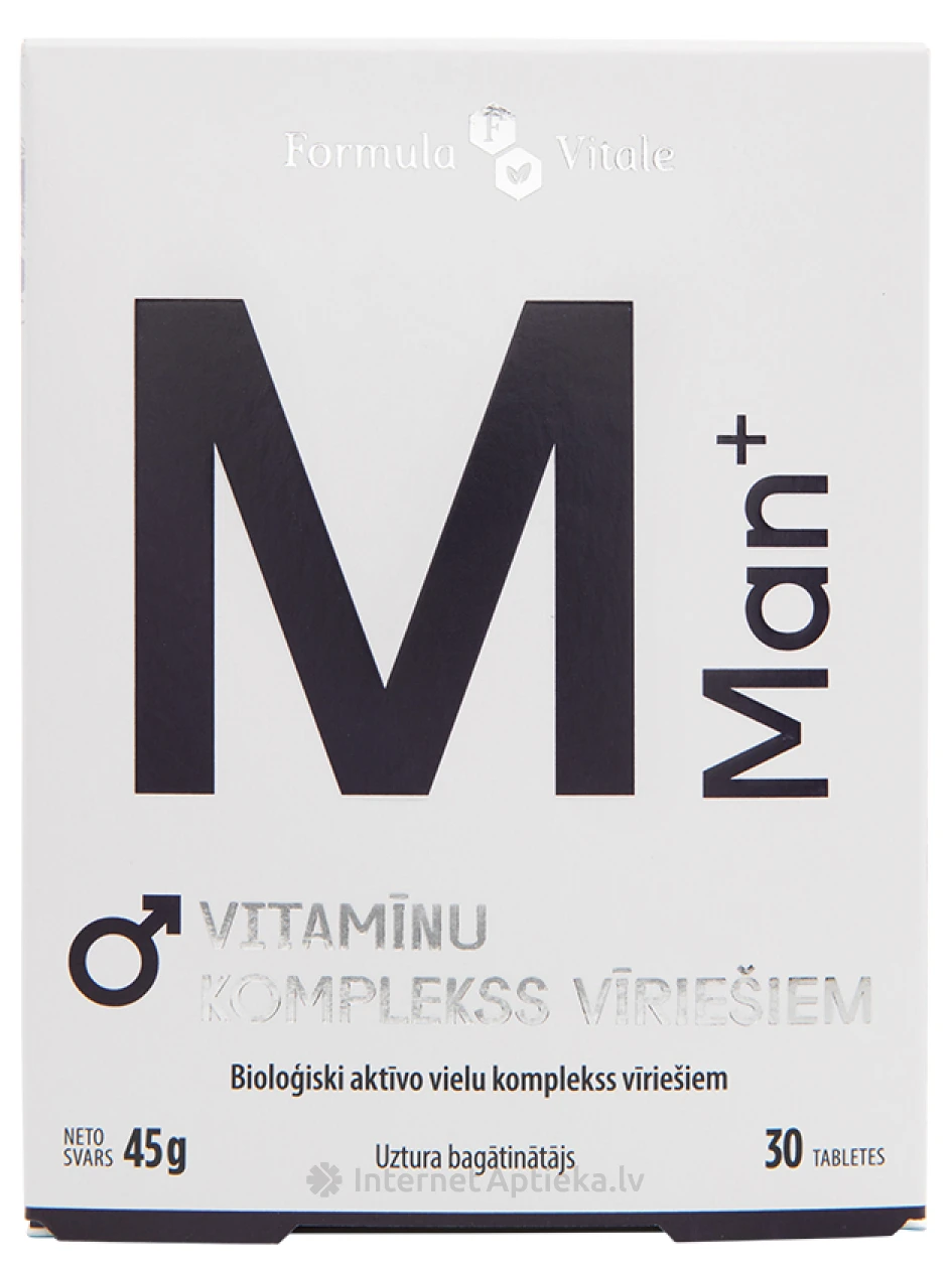 FORMULA VITALE MAN+, 30 tabletes | internetaptieka.lv