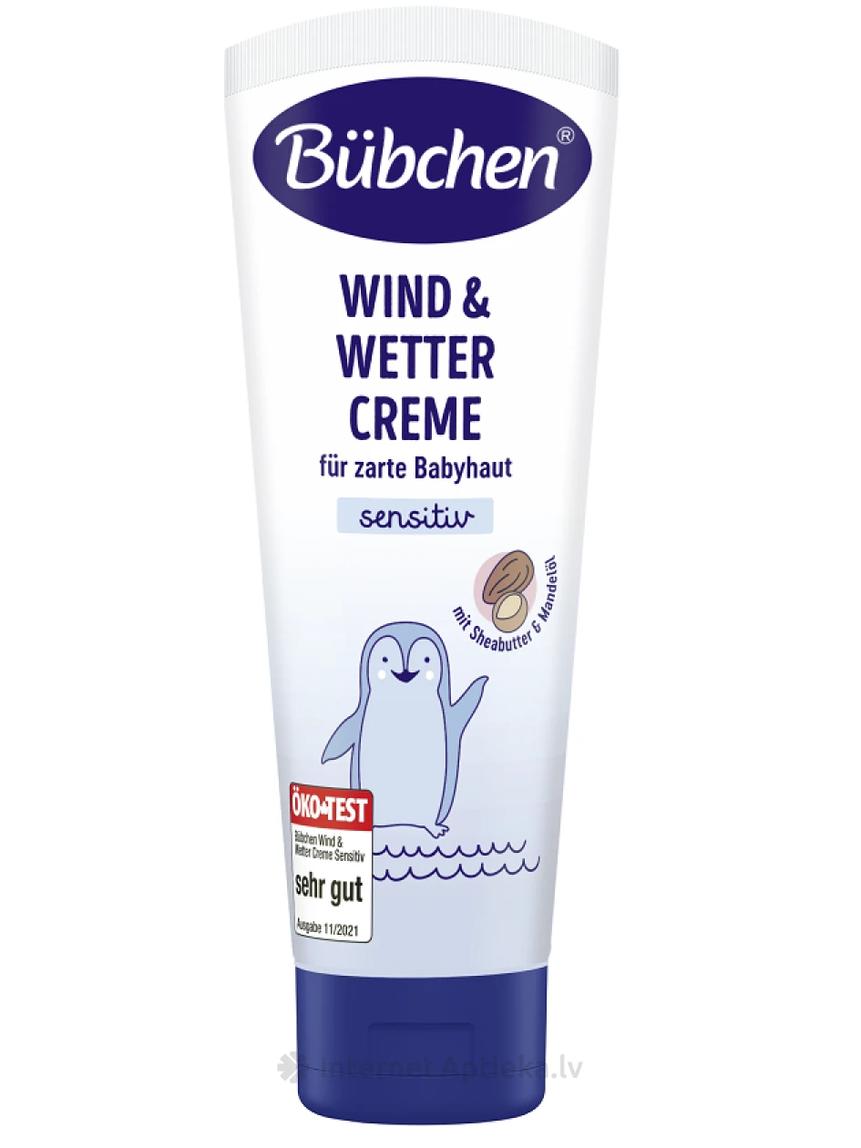 Bubchen детский крем при непогоде, 75 мл | internetaptieka.lv