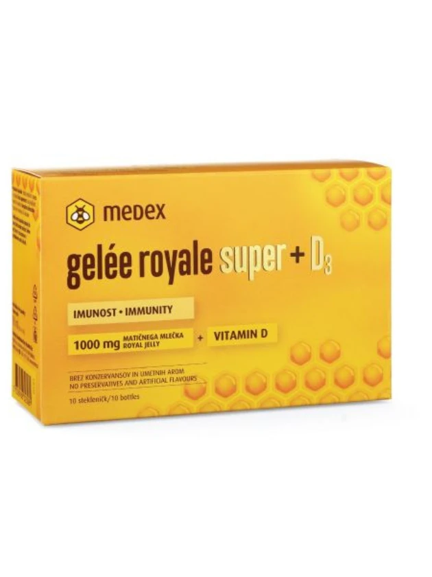 MEDEX ampulas SUPER + D3 vitamīns, 16 gab., 9 ml